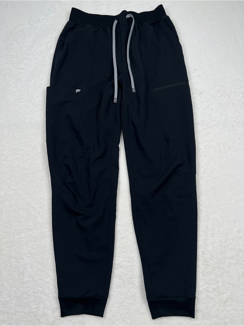 Fabletics High-Rise On-Call Scrub Joggers Black Size M NWOT